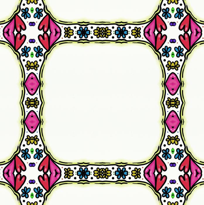 artistic frame border decorative