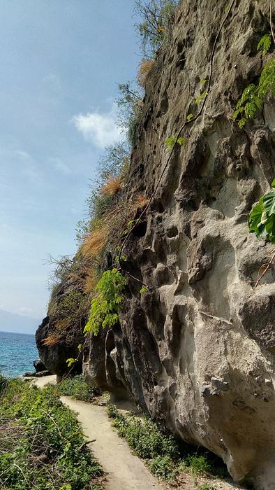 Cliff Rocks on Beach