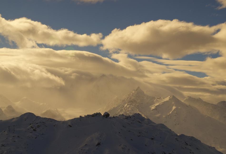 Mountains Clouds nature landscape view
