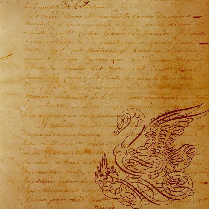 paper with logo as background