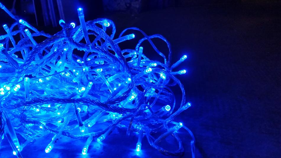 Blue Lights Color Light