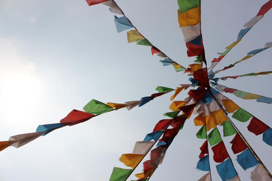 Prayer Flags Colorful Look