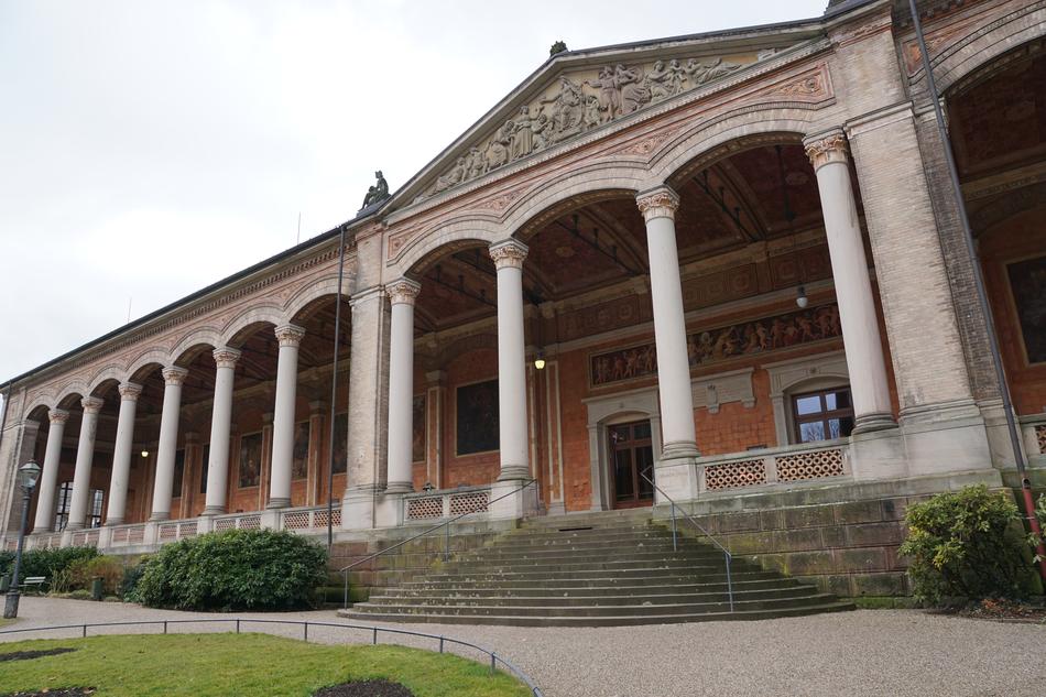 antique architecture in baden baden