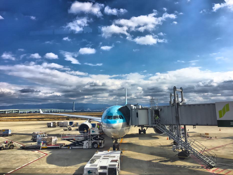 Plane Airport Korean Air