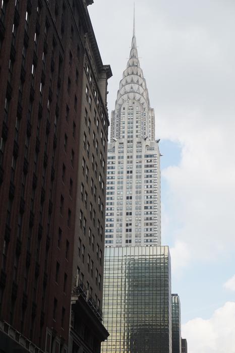 tall building in the clouds