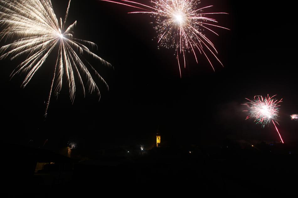 colorful, beautiful fireworks