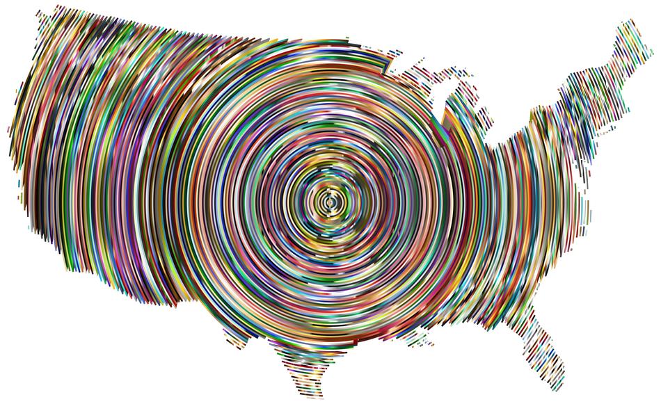 colored spirals on the map