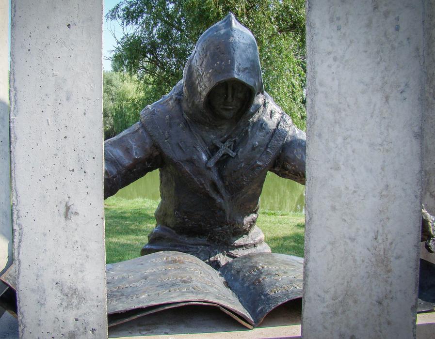 Scribe Writer Statue