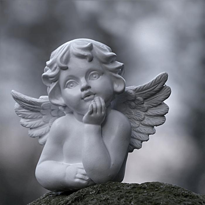 Angel Sitting Figure