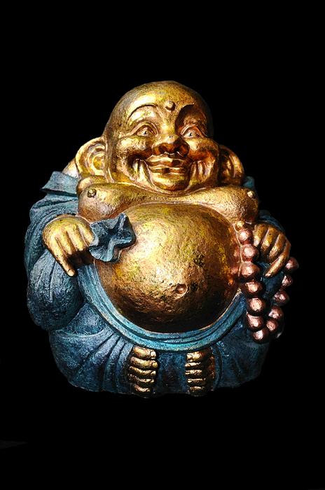 Iron Buddha figurine Religion