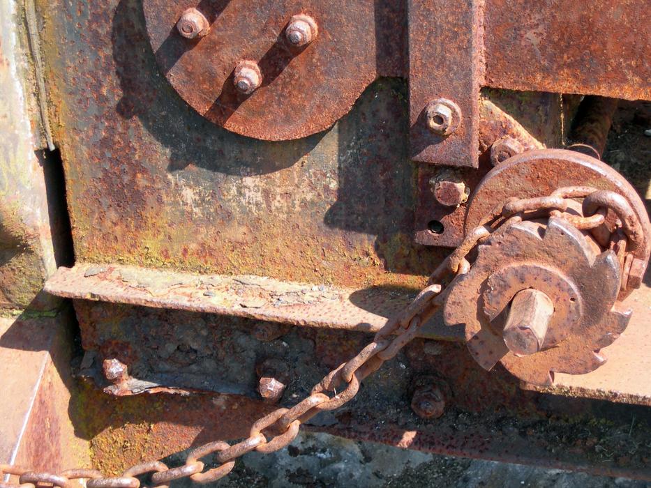 rusty machinery
