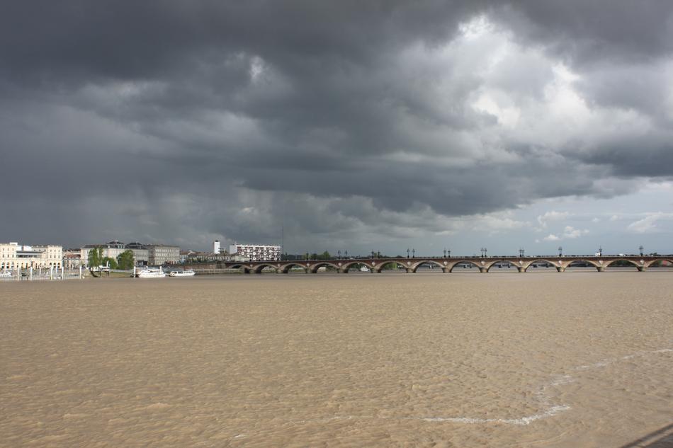 gray weather by the sea