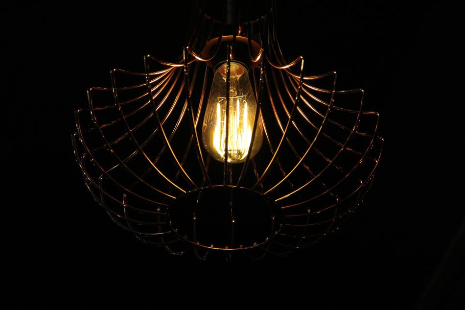 The bright light in the lanterns is shining