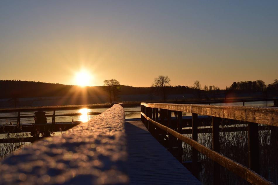 Light sun landscape