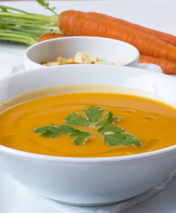 fresh tasty soup