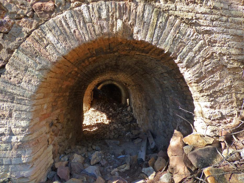 stone arch made of brick