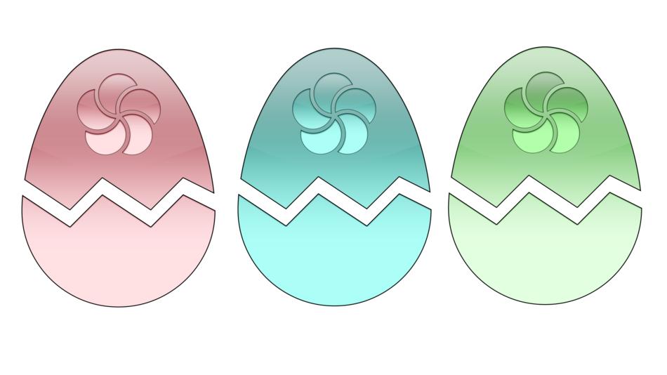 Egg pattern broken