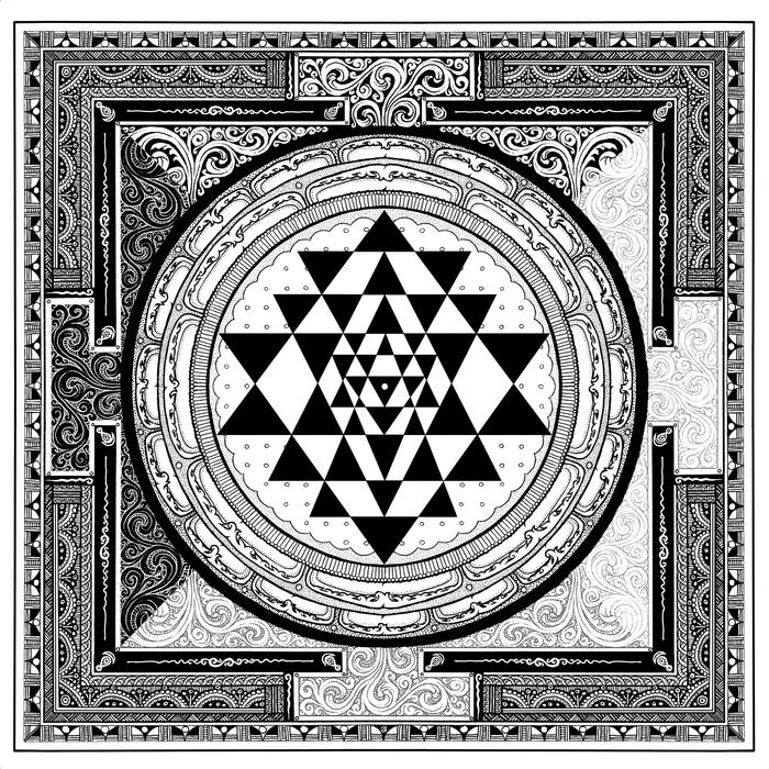 The symbol is black and white background