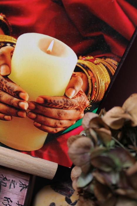 basket candle