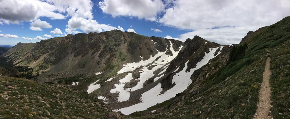 spring landscape in the mountains