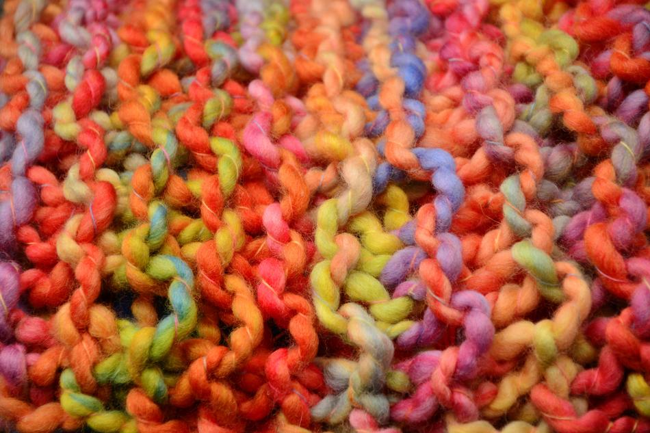 colored yarns