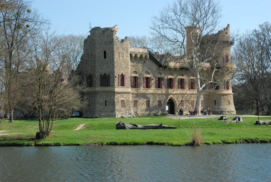 beautiful castle by the lake