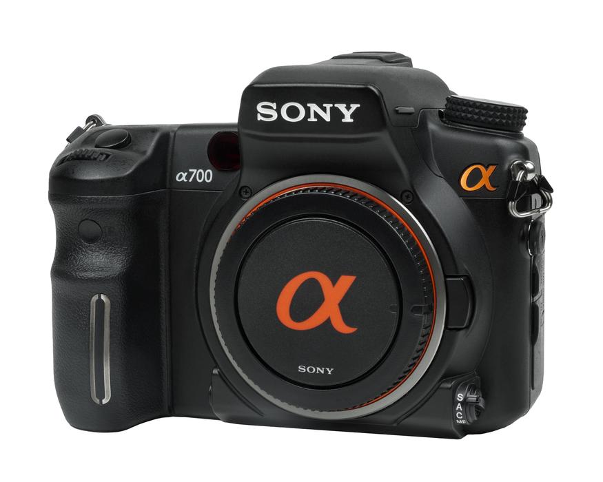 black camera labeled
