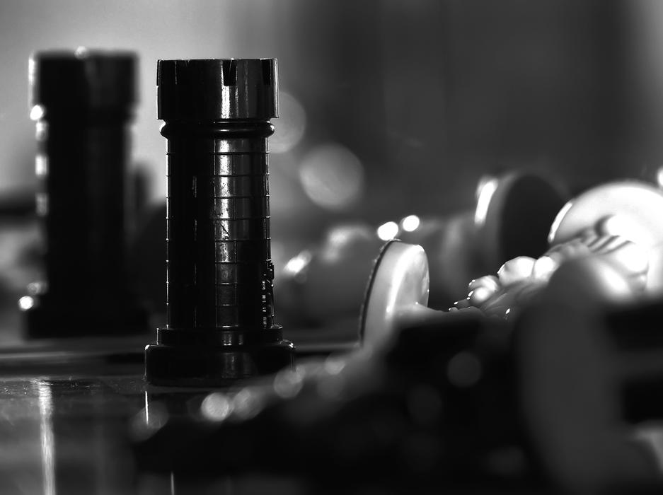 Chess elephant is black