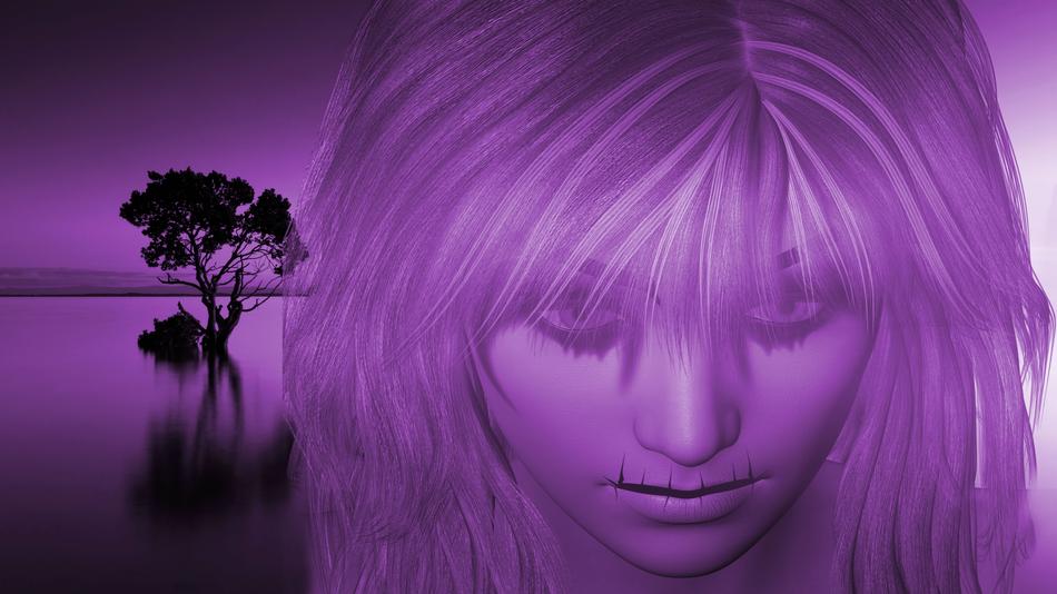 Woman Face Tree