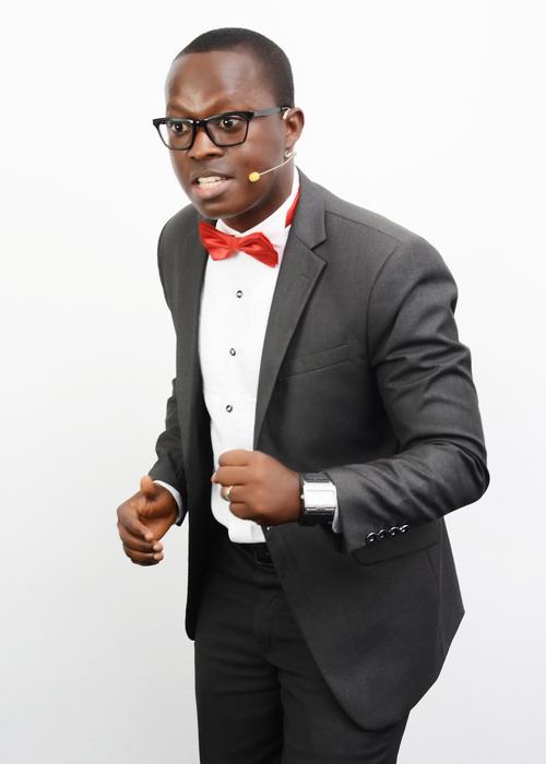 The man in the red bow tie