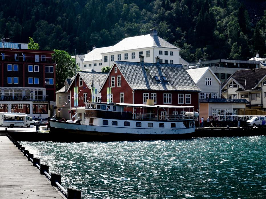 city village water view