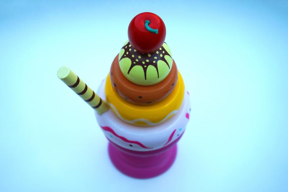 The sweet cream cupcake is delicious