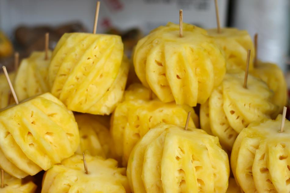 pineapple on a stick
