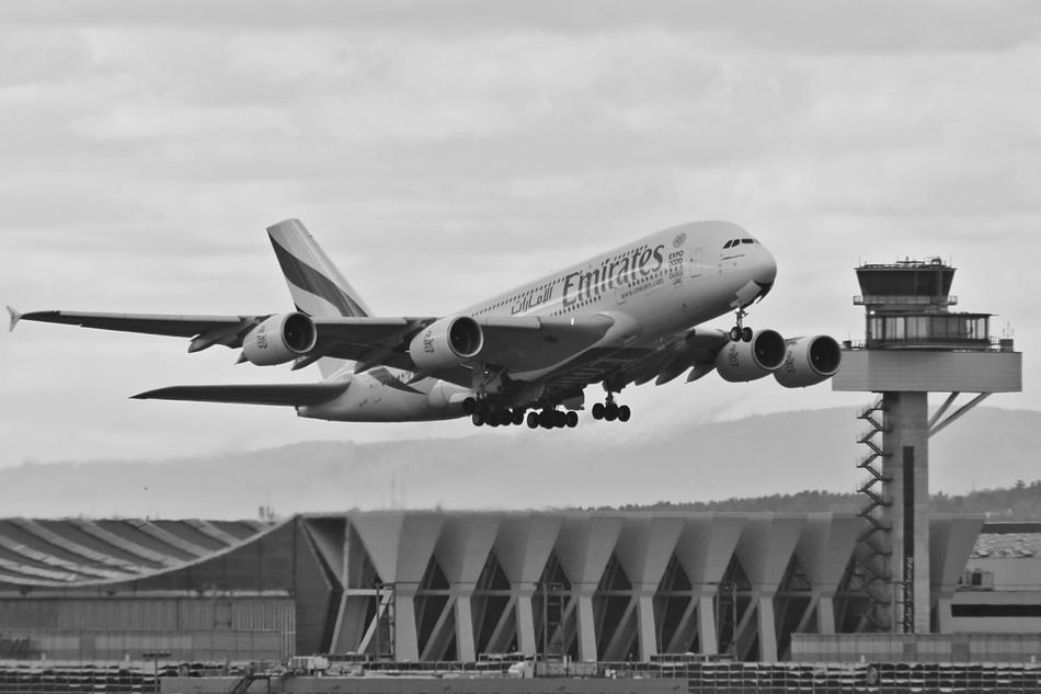 airplane en route