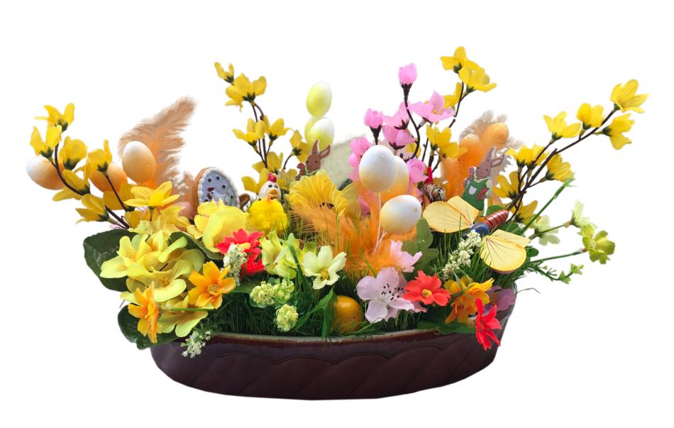 Flowers in the basket decorations