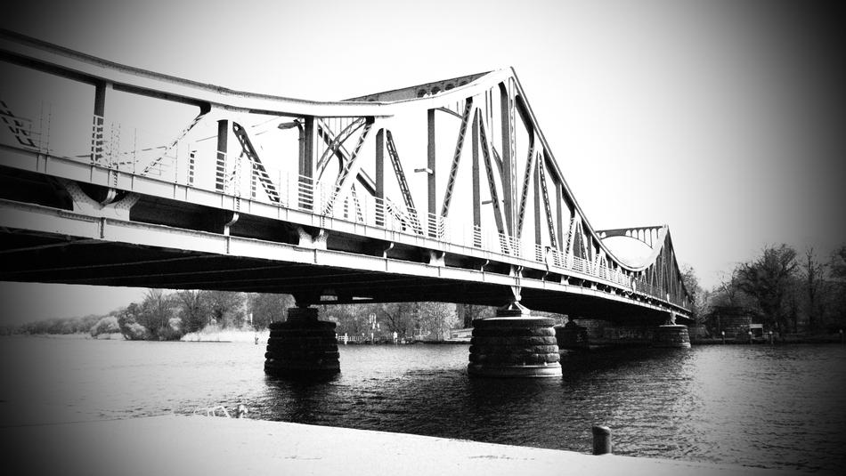 bridge with river landscape