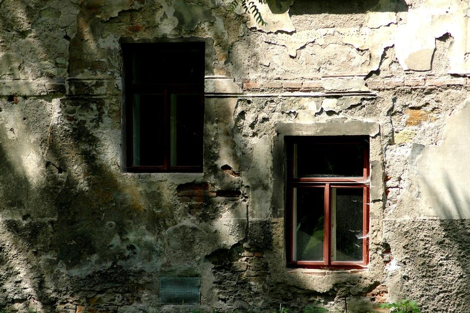 old house windows