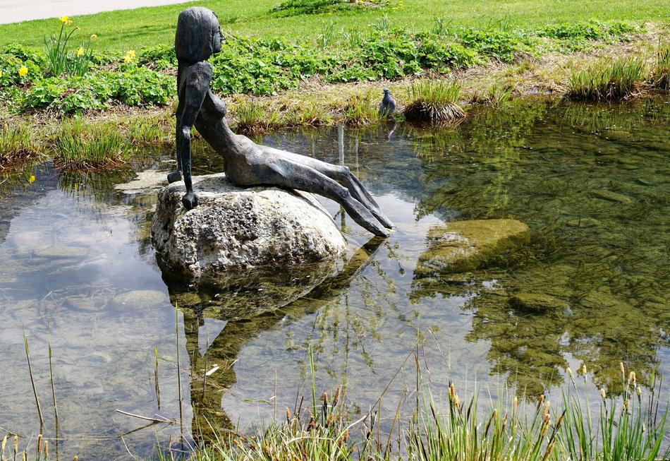 Figure Sculpture Water