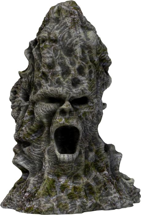 A scary picture of a face