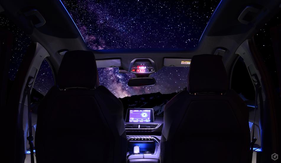 The cosmos purple machine