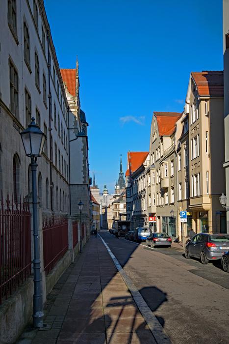 European city road