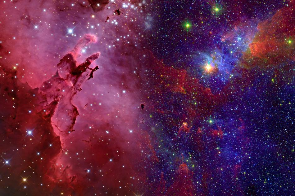 cosmic star painting