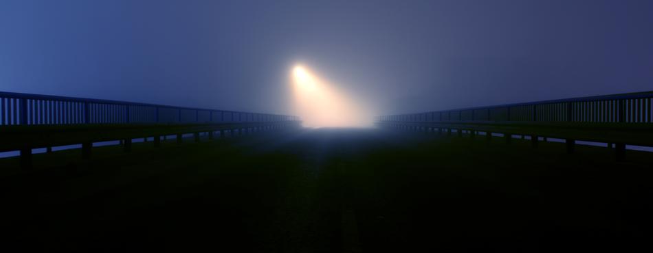 lantern light in the night