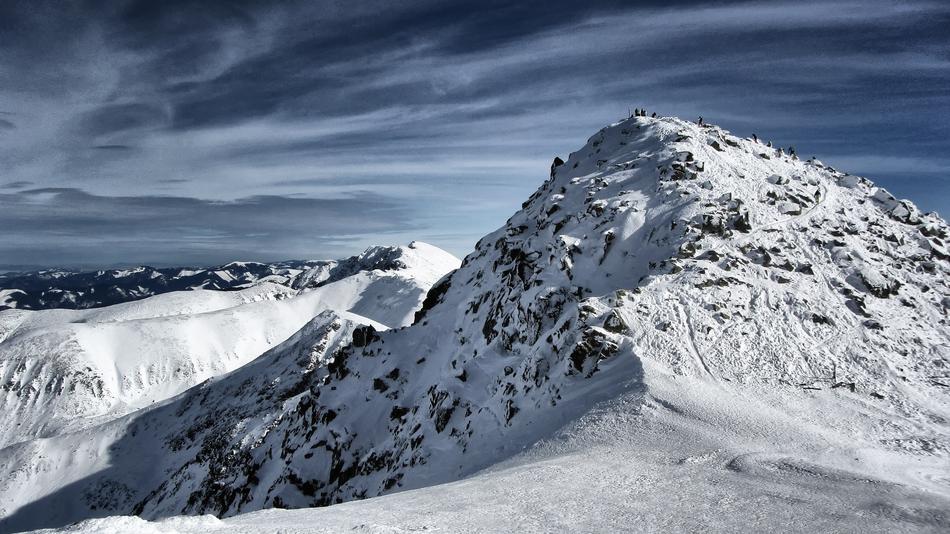 Snow mountains cold
