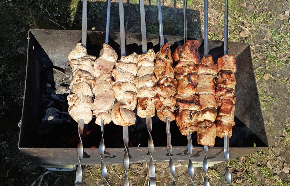 roasted tasty steamed meat