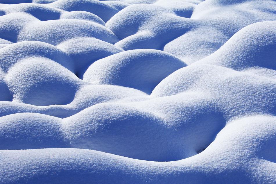 Snowy mountain snow season