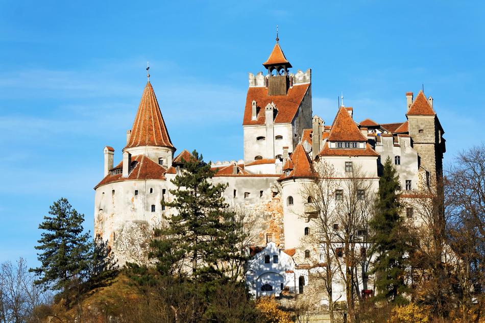 the castle is high and large