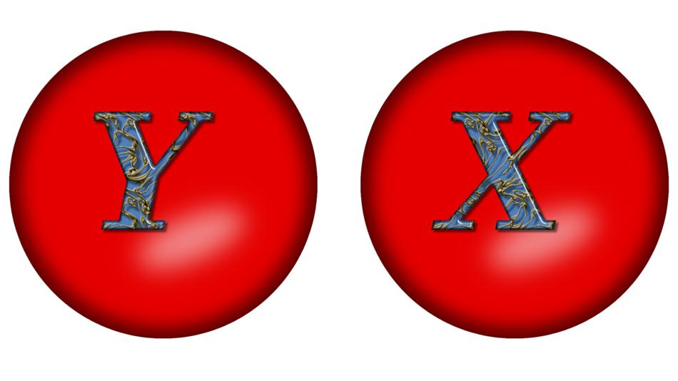 red letter buttons