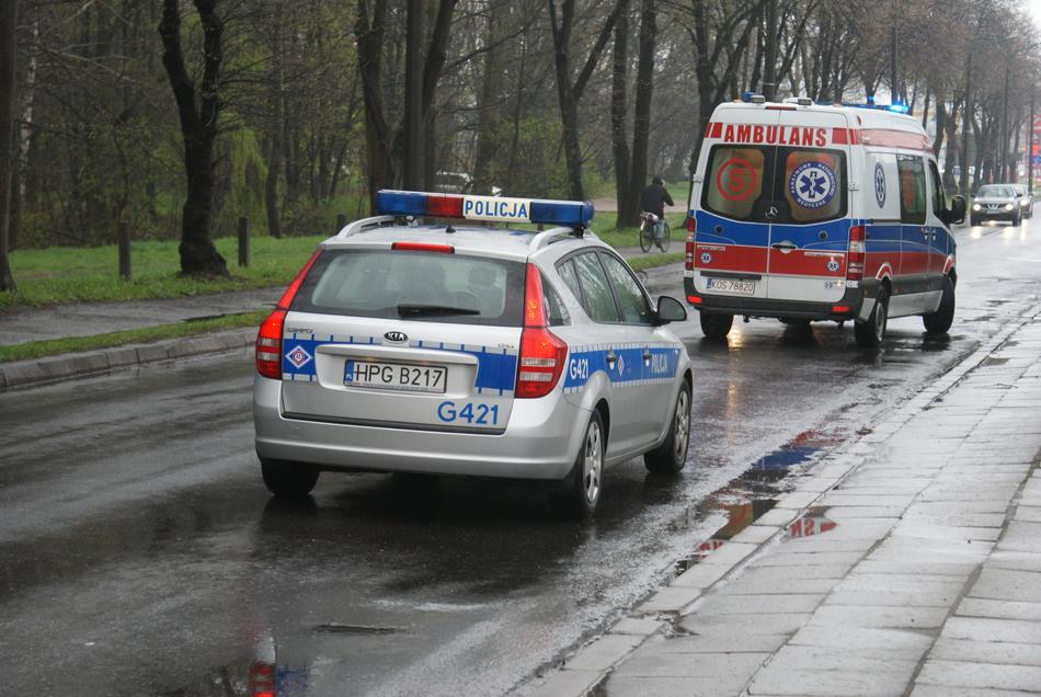 an ambulance and a police car are on their way