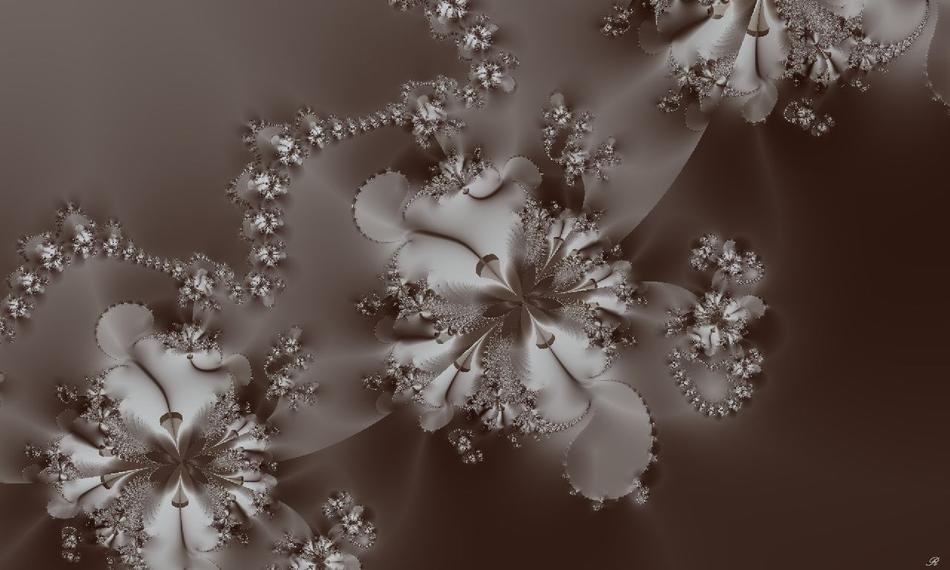 beautiful flowers in beads
